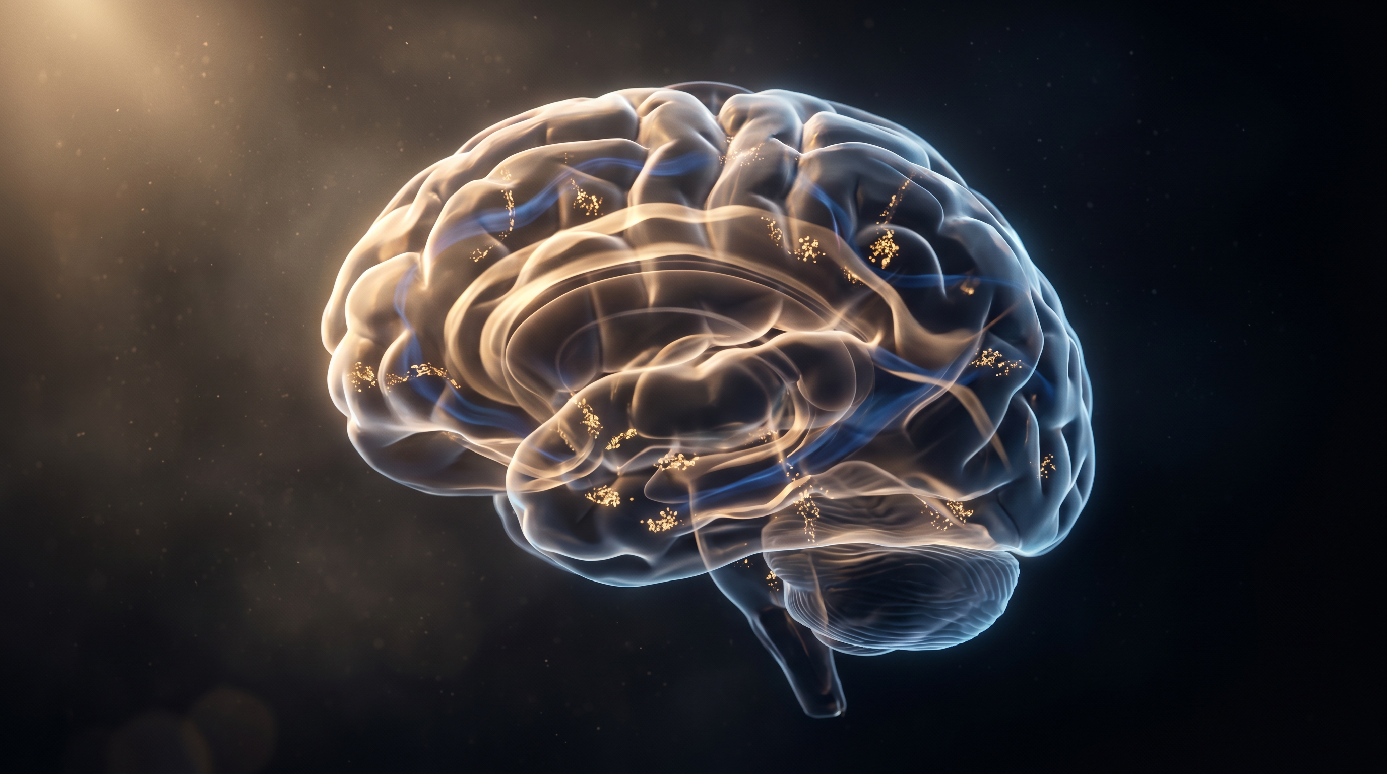 Sleep stack supplements on a dark surface with cinematic lighting